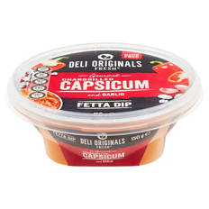 Capsicum with Roasted Garlic and Feta Dip 150g